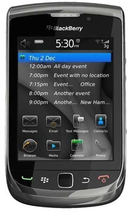 blackberry 9800 turn radio on